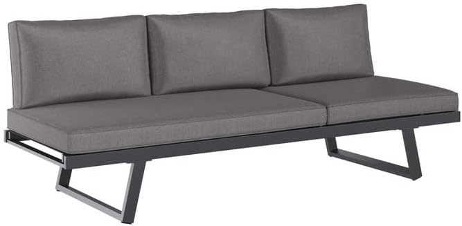 OUTLIV. Gartenloungesofa Lucca, Outdoor-Sofa, 38,5 cm, 200 cm, 8 cm, 120 kg, 17,5 kg